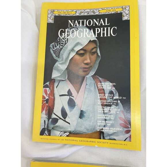 Nat Geo Jan–Jun 1976 Slipcover Set | Science, Nature, Travel Magazine - Picture 11 of 16
